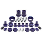 Kit de bujes de poliuretano TA Technix de 32 piezas / Eje delantero + eje trasero / Eje delantero con barra estabilizadora de Ø 24 mm / Excéntrico M3 / Eje trasero con barra estabilizadora de Ø 14 mm / Apto para BMW Z3 Roadster/Coupé serie E36 (85BM002-324Z3M14)