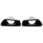 Embellecedor de salida de escape TA Technix para soldar, en negro/brillante, apto para BMW Serie 5 520i-540i (G30, G31). (96BM005) - Imagen 2