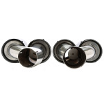 Embellecedor de salida de escape TA Technix atornillable de "doble diseño" en cromo/brillante, apto para BMW Serie 5 (G30, G31). (96BM032) - Imagen 3