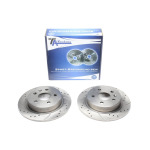 Juego de discos de freno TA Technix Sport, eje trasero, apto para Opel Insignia/Saab 9-5 (EVOBS1841P) - Imagen 2