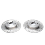 Juego de discos de freno TA Technix Sport, eje trasero, apto para Opel Ampera/Astra J/Zafira (EVOBS1888P)