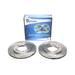 Juego de discos de freno TA Technix Sport, eje delantero, apto para Suzuki Grand Vitara I (EVOBS20033P)