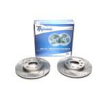 Juego de discos de freno TA Technix Sport, eje delantero, apto para Mazda 323F VI / 323S VI / 626 V SW / Mazda 6 / Mazda 6 Hatchback / Premacy (EVOBS20209P)