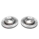 Juego de discos de freno TA Technix Sport, eje delantero, apto para Opel Omega A (EVOBS2020P)
