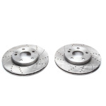 Juego de discos de freno TA Technix Sport, eje delantero, apto para Mercedes Benz Clase A/Clase B. (EVOBS20217P)