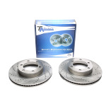 Juego de discos de freno TA Technix Sport, eje delantero, apto para Toyota Hilux III Pick-up. (EVOBS20225P)