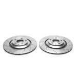 Juego de discos de freno TA Technix Sport, eje trasero, apto para Audi A6 (EVOBS20250P)
