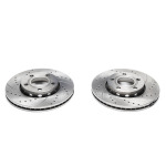 Juego de discos de freno TA Technix Sport, eje delantero, apto para Audi 100/200 Tipo 44, Audi Quattro Tipo 85 (EVOBS20301P)