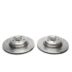 Juego de discos de freno TA Technix Sport, eje trasero, apto para BMW X5 E70 / X6 E71 E72 (EVOBS21169P)