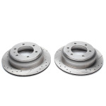 Juego de discos de freno TA Technix Sport, eje trasero, apto para Honda Civic/Opel Frontera A+ B/Monterey A+ B (EVOBS2149P)