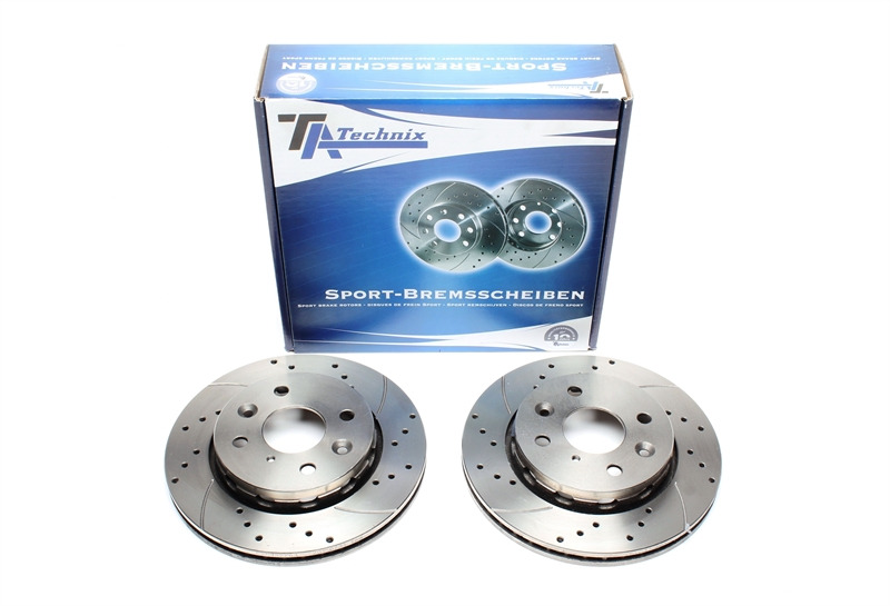image_db_EVOBS2263P Juego de discos de freno TA Technix Sport, eje delantero, apto para Sephia / Sephia sedán / Shuma sedán (EVOBS2263P) - Imagen 1
