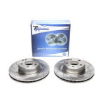 Juego de discos de freno TA Technix Sport, eje delantero, apto para Mercedes Benz Clase S W220 (EVOBS2846P) - Imagen 2