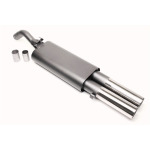 Silenciador trasero TA Technix Sport 2x76mm apto para VW Golf II (EVOG2E276)