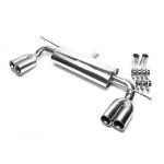 Silenciador trasero deportivo TA Technix Duplex de acero inoxidable, izquierdo y derecho, 2x76 mm, apto para Audi A3 (8P) / VW Golf V, Golf V Plus (1K/1KP). (*EVOG5DE276)