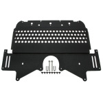 Protector de enfriador de aceite de acero TA Technix, negro, apto para BMW Serie 2 M2, Serie 3 M3, Serie 4 M4 (SSDSVUG80)