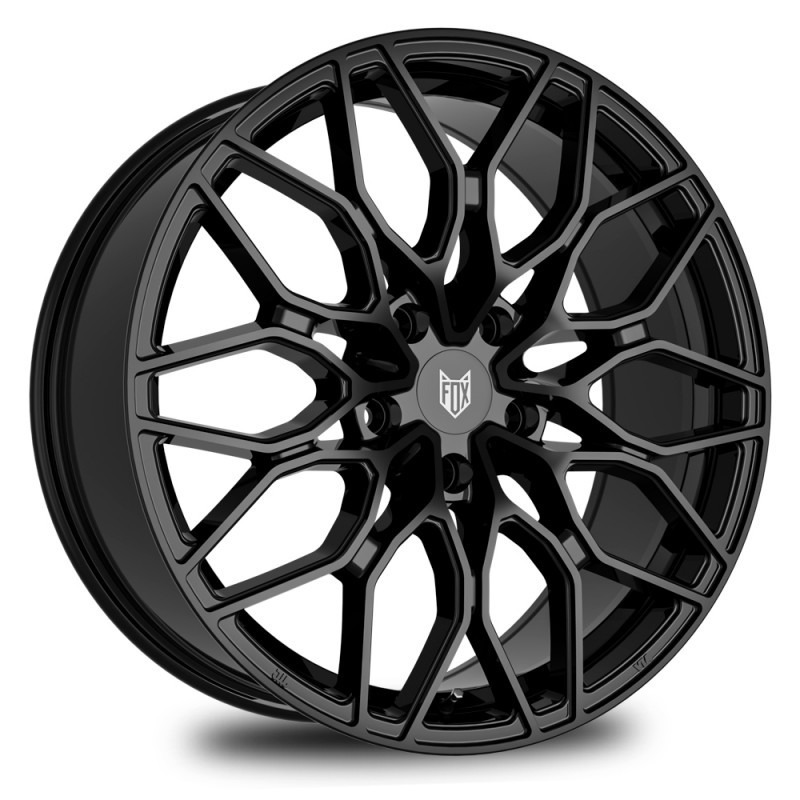 llanta-fox-fx9-8x18-5x120-et34-726-black Llanta Fox Racing FX9 GLOSS BLACK 8.0×18″ 5×120 ET34 CB72.6 - Imagen 1