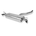 Fox Exhaust Mercedes CLA 180/200 - 118 Silenciador trasero con salida transversal derecha/izquierda