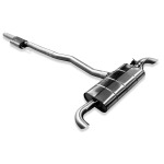 Fox Exhaust Mercedes CLA 220/250 tracción delantera y 4matic - 118 silenciador trasero con salida transversal derecha/izquierda y presilenciador - salida del tubo de escape detrás del parachoques