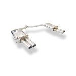 Fox Exhaust Silenciador trasero Opel Vectra C Caravan, doble salida derecha/izquierda - 2x76 tipo 17 derecha/izquierda