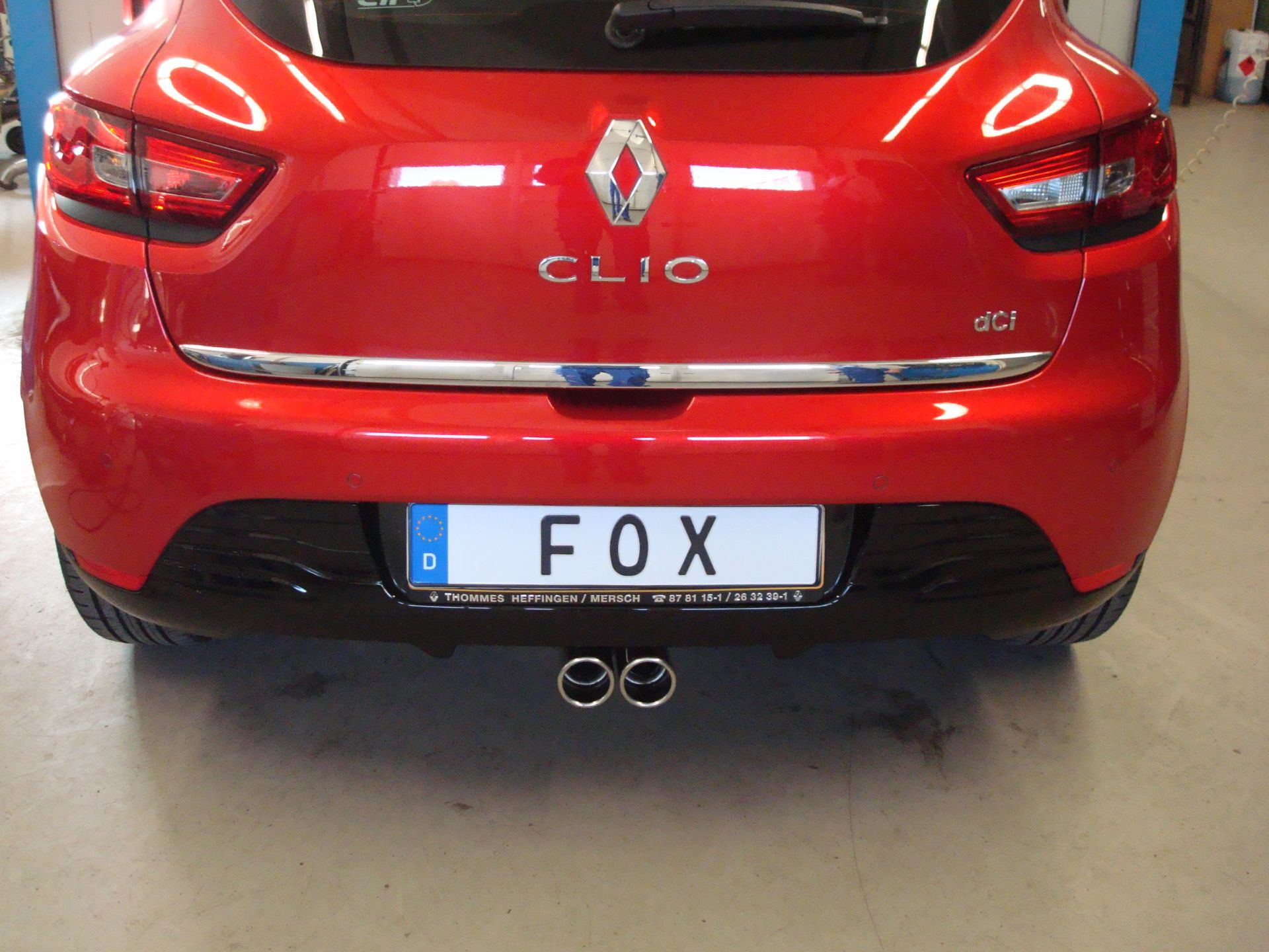 re073011-128-1_1920x1440 Fox Exhaust Silenciador trasero Renault Clio IV, salida central - 2x76 Tipo 16 - Imagen 1