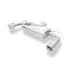 Fox Exhaust Seat León 5F - Eje trasero rígido, restyling, salida de silenciador trasera derecha/izquierda - 1x100 tipo 25 derecha/izquierda para parachoques Rieger