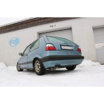 Fox Exhaust Silenciador trasero VW Golf II Tipo 19E - 1x63 Tipo 23