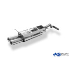 Fox Exhaust Silenciador trasero VW Golf IV - 2x76 Tipo 13