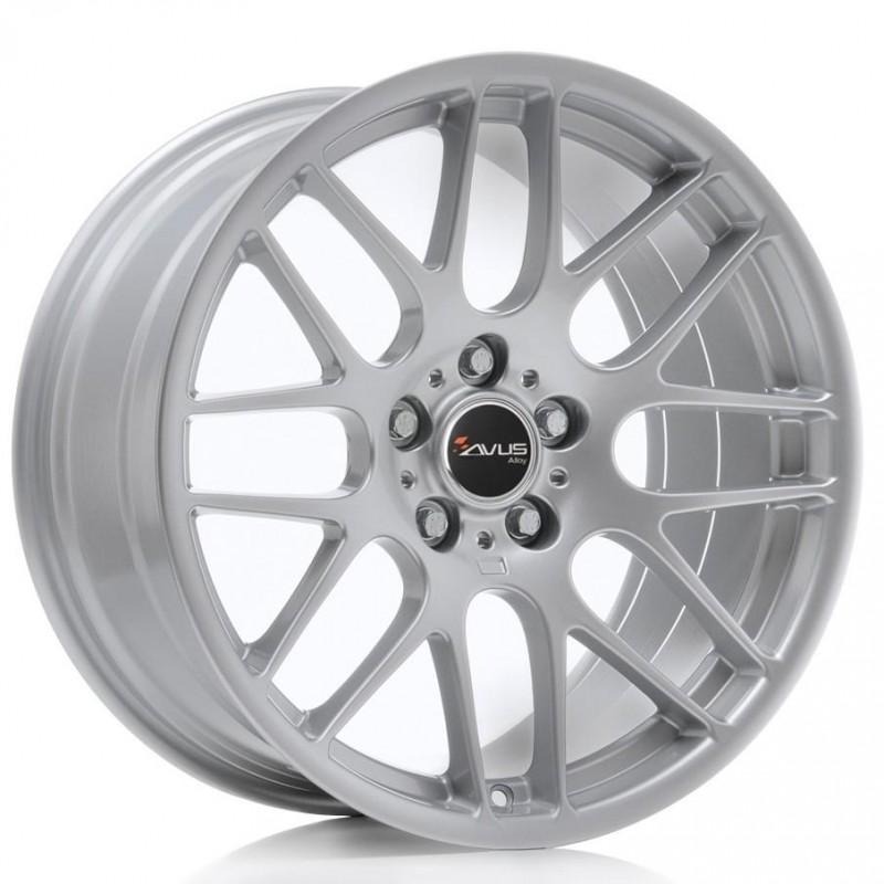 acmb4-8x18-5x112-et30-667-hyper-silver Llanta Avus Ac-Mb4 Hyper Silver 9.5×19″ 5×120 ET17 CB72.6 - Imagen 1