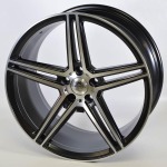 Llanta Forzza Bosan Black Matt 9.0×20″ 5×112 ET30 CB66.6