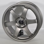 Llanta Forzza Kyoto Gunmetal Satin 8.5×18″ 5×114 ET42 CB73.1