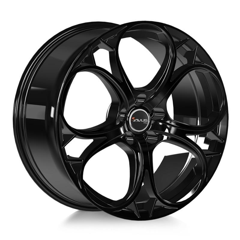 llanta-avus-ac520-75x17-5x110-et30-651-black Llanta Avus Ac-520 Black 8.5×20″ 5×110 ET31 CB65.1 - Imagen 1